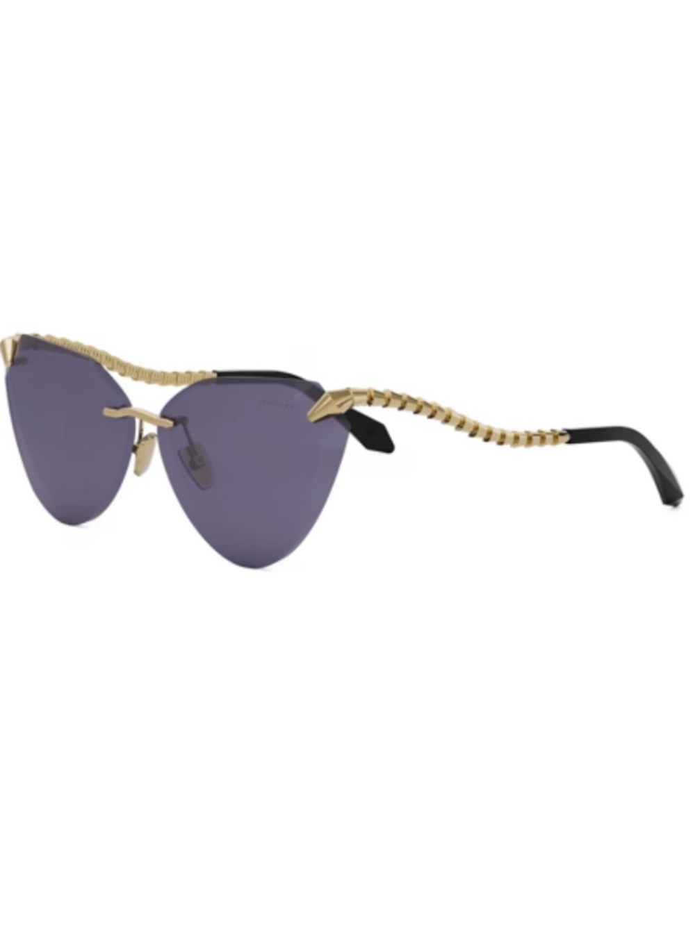 Bvlgari BV40024U 32Y 65 Serpenti Viper Gold Violet Sunglasses Bulgari